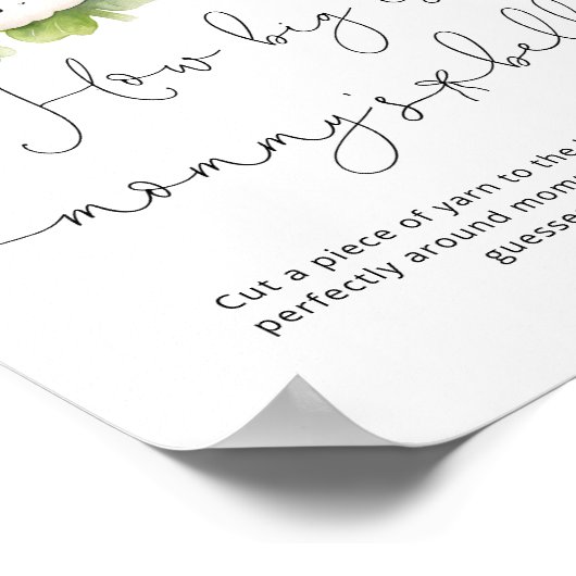 野菜園ママのベリーゲームはどのくらいお大きさ ポスター (角)