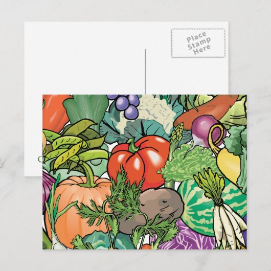 野菜園芸家 ポストカード (正面/裏面)