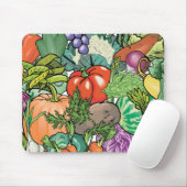 野菜園芸家 マウスパッド (マウス)