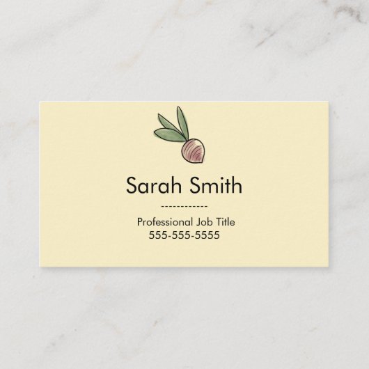 野菜園 名刺 (裏面)