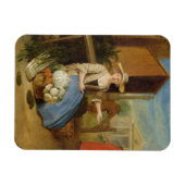 野菜売り、コベントガーデン、c.1726 (油オンpa マグネット (横)