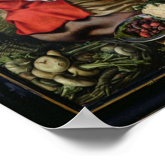 野菜売り ポスター (角)