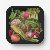 野菜天国紙プレート ペーパープレート (正面)