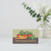 野菜市場のシェフか農場の名刺 名刺 (スタンド正面)