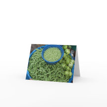 野菜市場の農家豆とエンドウ