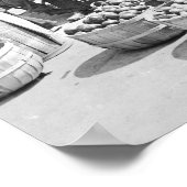 野菜市場、1908年。ヴィンテージ写真 ポスター (角)