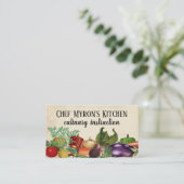 野菜料理クラス栄養シェフケータリング 名刺 (スタンド正面)