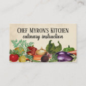 野菜料理クラス栄養シェフケータリング 名刺 (正面)