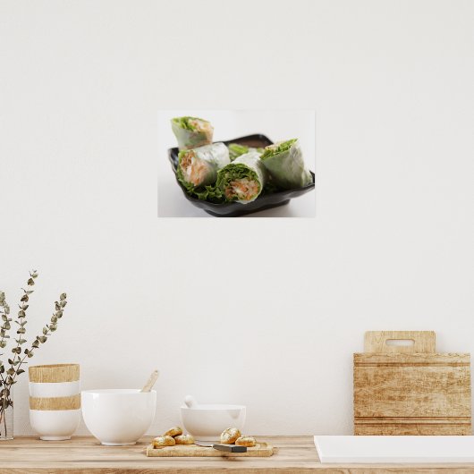 野菜春転が ポスター (キッチン)