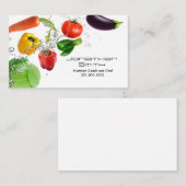 野菜水は名刺をはねかけます 名刺 (正面/裏面)