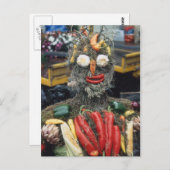 野菜男性はがき ポストカード (正面/裏面)