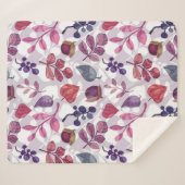 野菜秋継ぎ目無し模様、スケッチ、パ シェルパブランケット (正面(横))