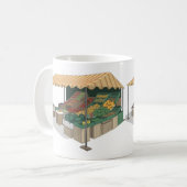 野菜立場の捧げ物! コーヒーマグカップ (正面左)