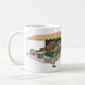 野菜立場の捧げ物! コーヒーマグカップ (左)