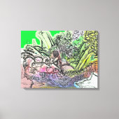 野菜籠 キャンバスプリント (正面)