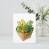 野菜籠 ポストカード (スタンド正面)