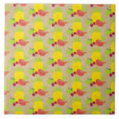 野菜素朴柄 タイル (正面)