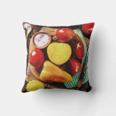 「野菜自家製サラダ」かわいい写真。買今 クッション (裏面)