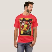 「野菜自家製サラダ」かわいい写真。買今 Tシャツ (正面フル)