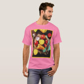 「野菜自家製サラダ」かわいい写真。買今 Tシャツ (正面フル)