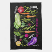 野菜茶タオル キッチンタオル (縦)