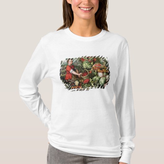 野菜販売人 Tシャツ (正面)