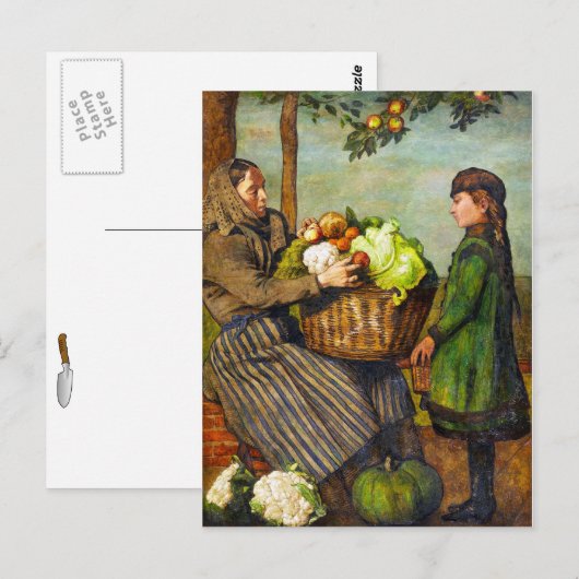 野菜販売業者 ポストカード (正面/裏面)