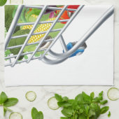 野菜買物車のトロリー キッチンタオル (折り畳み)