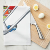 野菜買物車のトロリー キッチンタオル (四つ折り)