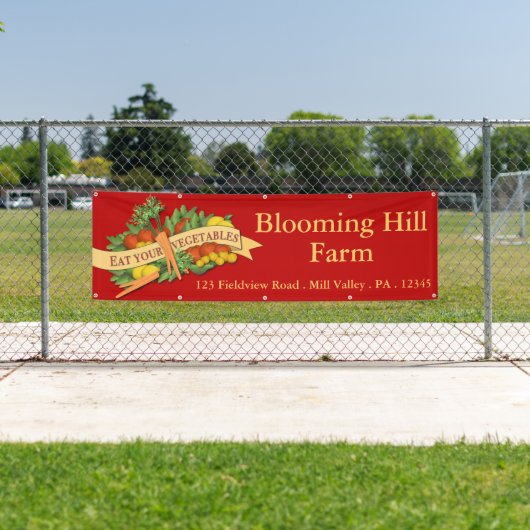 野菜農場農業名刺 横断幕 (インサイチュ)