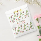 野菜農家市場ローカル栽培ベビー フェイバーバッグ (封をした状態)