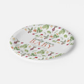 野菜農家市場ローカル栽培ベビー ペーパープレート (アングル)