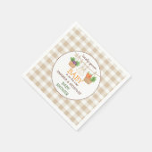 野菜農家市場赤ちゃんシャワー スタンダードカクテルナプキン (角)