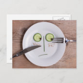 野菜顔 ポストカード (正面/裏面)