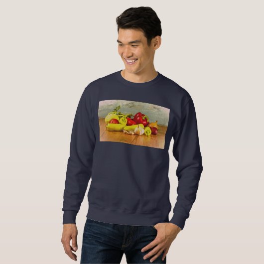 「野菜」かわいい写真。買今 スウェットシャツ (正面フル)