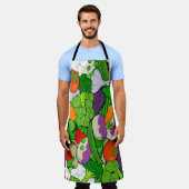 野菜 エプロン (着用した状態)