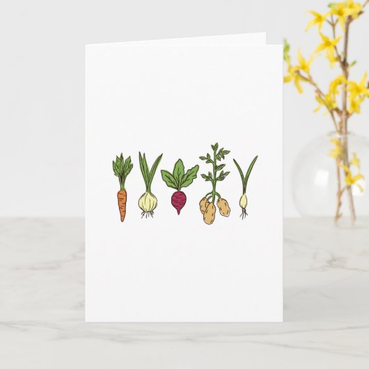 野菜 カード (黄色い花)