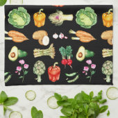 野菜 キッチンタオル (折り畳み)