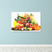 野菜 キャンバスプリント (インサイチュ (ウッドフロア))