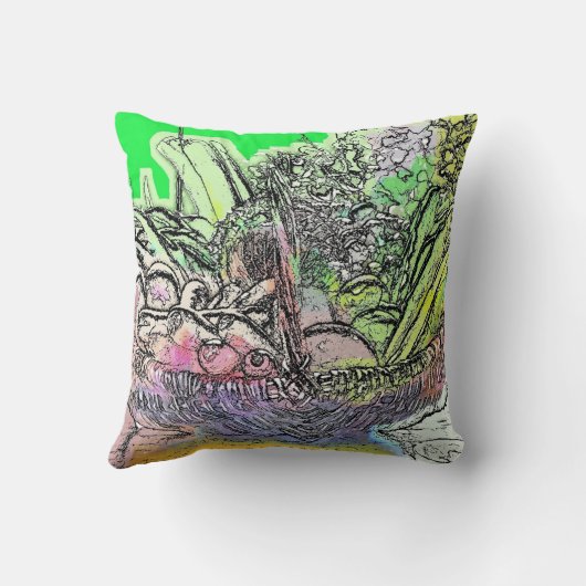 野菜 クッション (裏面)