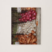 野菜 – サツマイモ、ニンニク、玉ねぎ ジグソーパズル (縦)