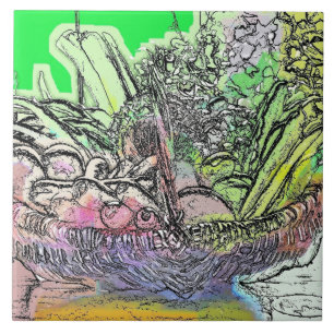 野菜 タイル