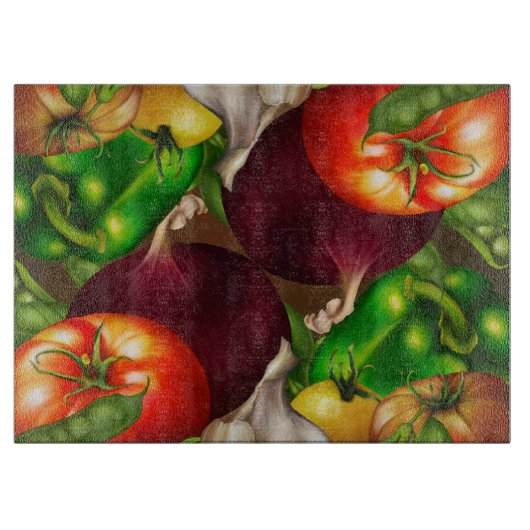 野菜・ハーブオーガニック自然生鮮食品 カッティングボード (正面)