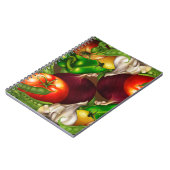 野菜・ハーブオーガニック自然生鮮食品 ノートブック (左側)