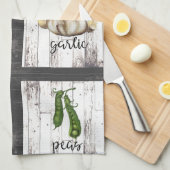 野菜&ハーブ素朴キッチンモダンフードアート キッチンタオル (四つ折り)