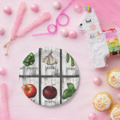 野菜&ハーブ素朴キッチンモダンフードアート ペーパープレート (パーティー)