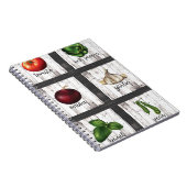 野菜&ハーブ素朴キッチンモダンフード ノートブック (右側)