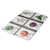 野菜&ハーブ素朴ファームハモダンウス バスマット (アングル)