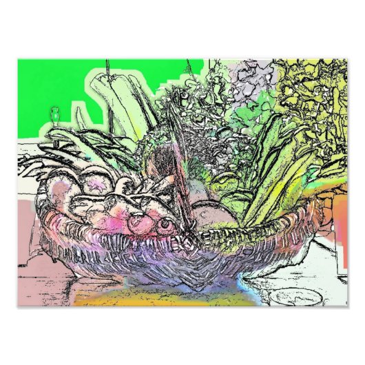 野菜 フォトプリント            (正面)