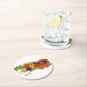 野菜 ラウンドペーパーコースター (インサイチュ)